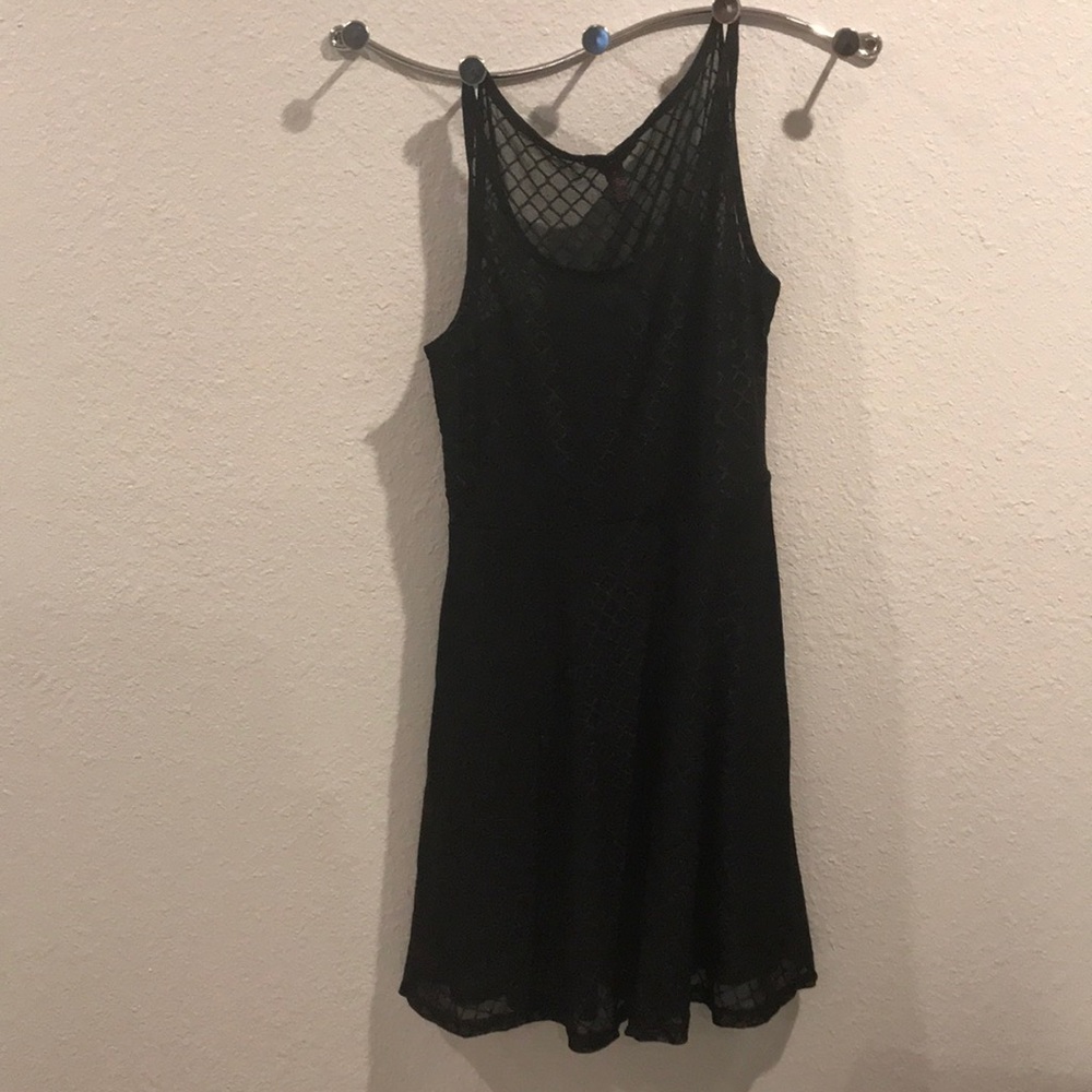 Black mini cocktail dress